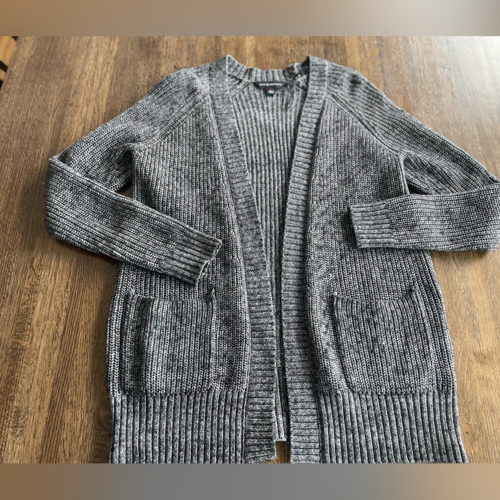 Rock & Republic Open Front Grandpa Cardigan Gray - size XS
